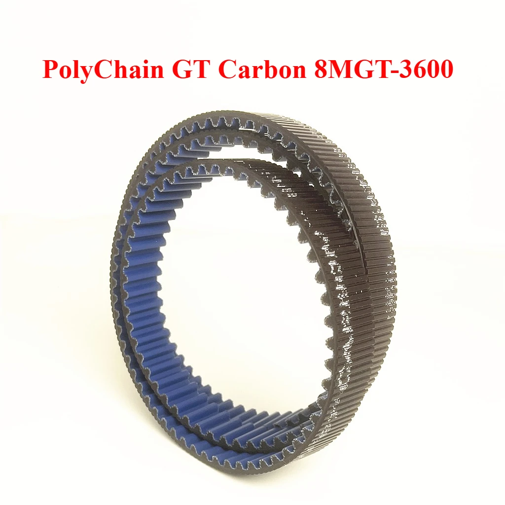 PolyChain GT Carbon 8MGT-3600 450 Teeth Timing Belt Carbon Fiber+PU  for:Motorcycles, Electric Scooters, Industrial Fans Belt