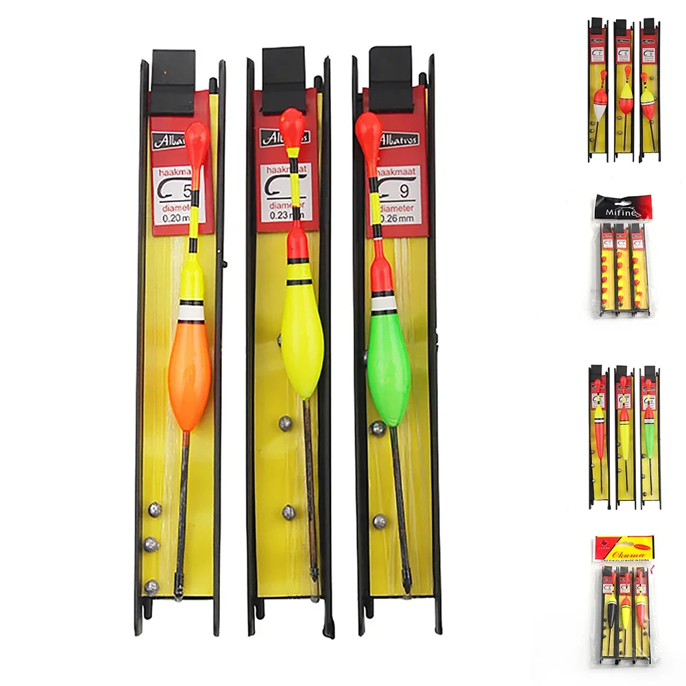 

3PCS Fishing Floats Plastic Night Fishing Gear For Outdoor Freshwater Saltwater Fishing Accessory 13.8 x 2cm Dropshipping