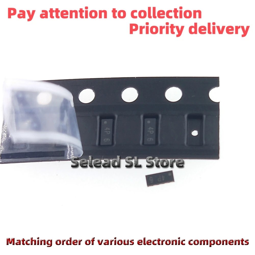 10ชิ้น/ล็อต ESDR0524PMUTAG ซิลค์สกรีน4P 4P6 UDFN10 esd/tvs ไดโอดป้องกันไฟฟ้าสถิตใหม่เอี่ยม