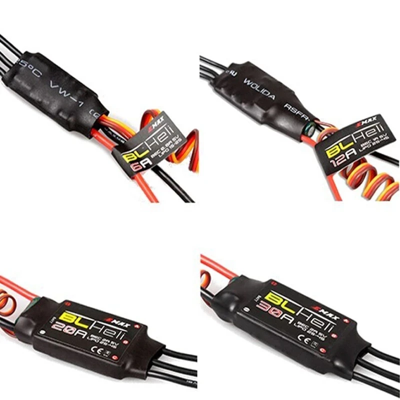 EMAX BLHeli 80A 60A 50A 40A 30A 20A12A ESC for RC Multirotor Airplane Fixed-Wing FPV Racing Drone QAV250 QAV210 DIY Parts