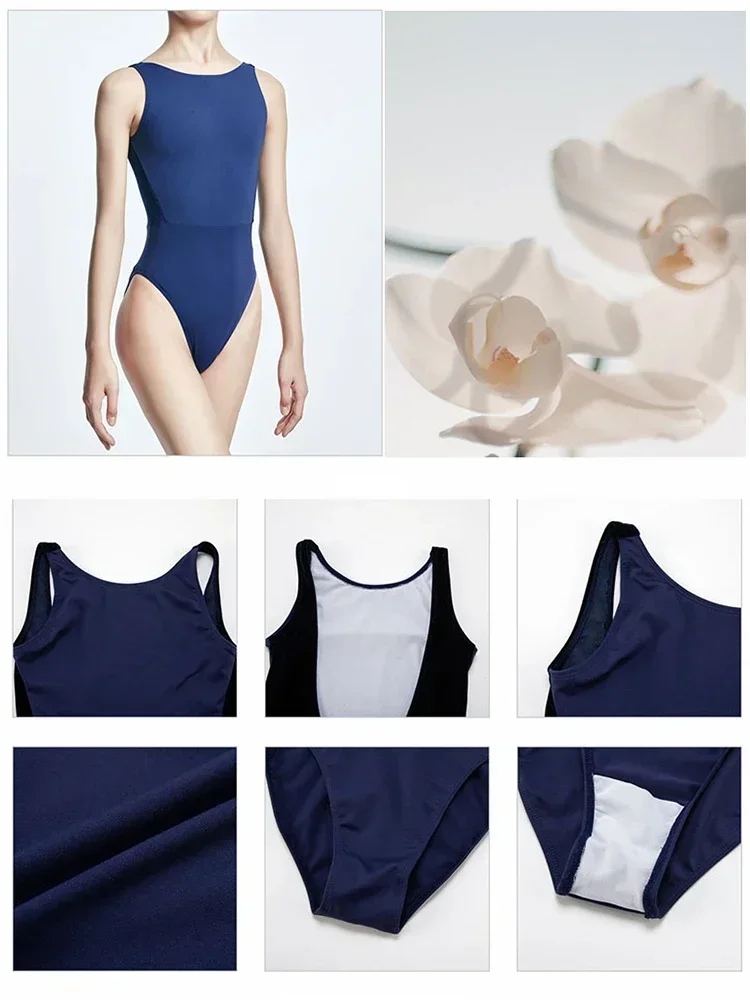 

Women Dance Ballet Mesh Loetard Exquisite Little Bear Printing U-shaped Mid-back Profile Comfortable Shoulder Named Alice