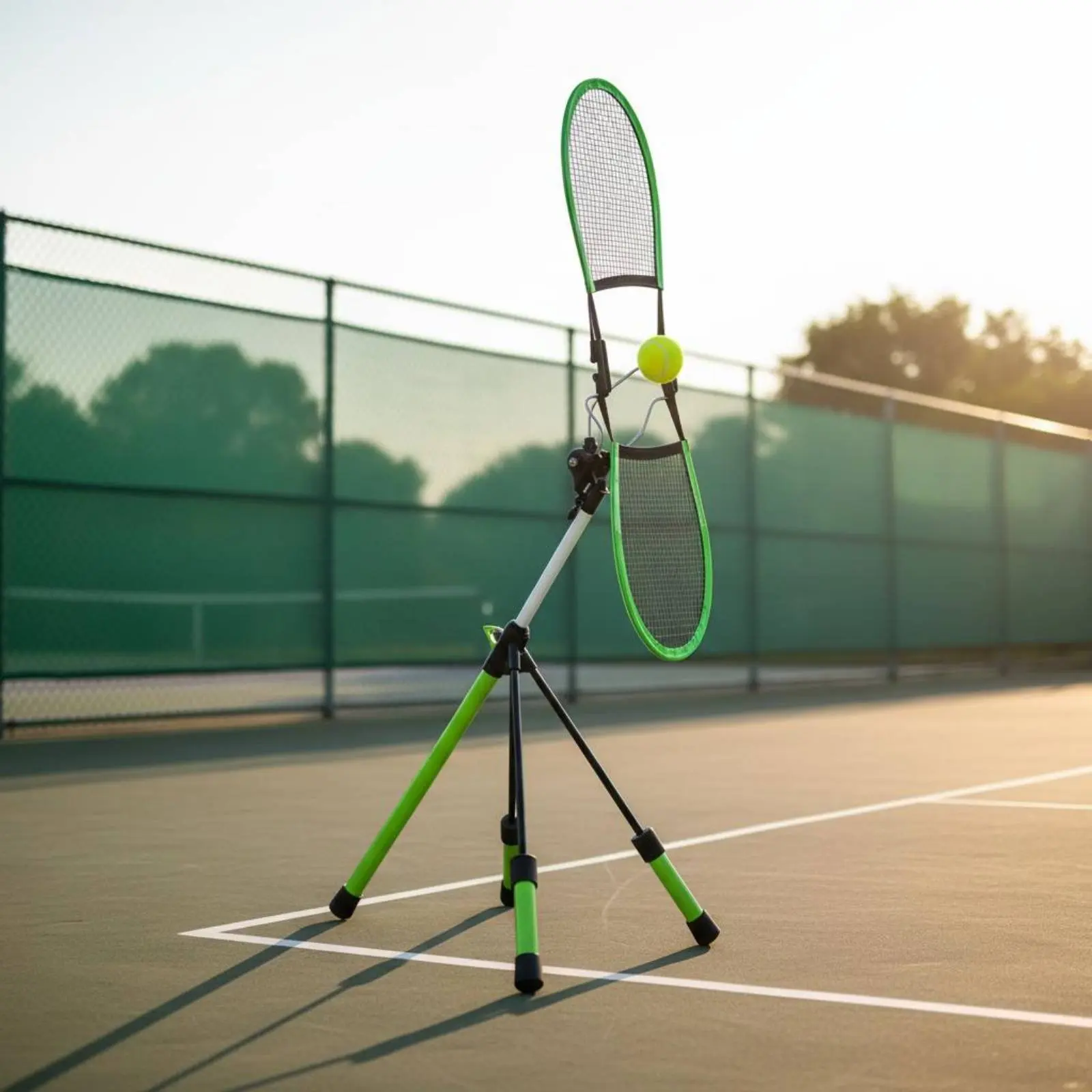 

Topspin Tennis Coach Fast Skill Improvement Topspin Coach Tennis Practice Swing Aid Portable Sports Training Quick Setup