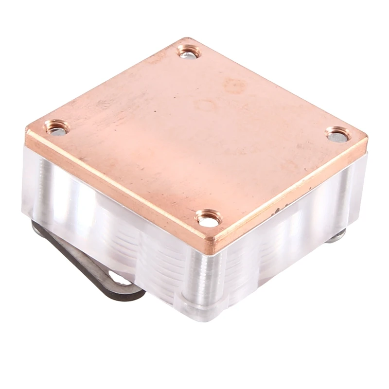 Bloque de refrigeración por agua para CPU, enfriador con orificio Diagonal, Puente Sur, bloque Northbridge, apto para ordenador, 1 Juego