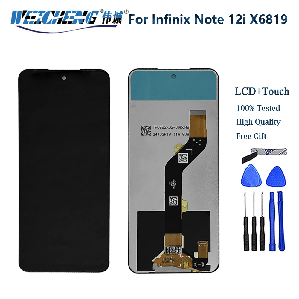 For Infinix Note 12i X6819 LCD Display Touch Screen Digitizer Assembly Replacement Note12i Display Repair Parts