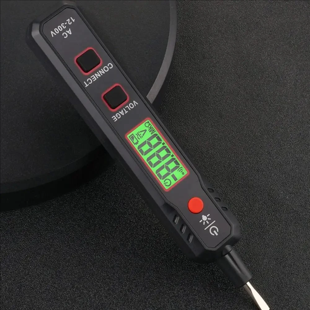 HT89 LED Non-Contact Voltage detector indicator Profession Smart test pencil Live/phase wire Breakpoint NCV Continuity Tester