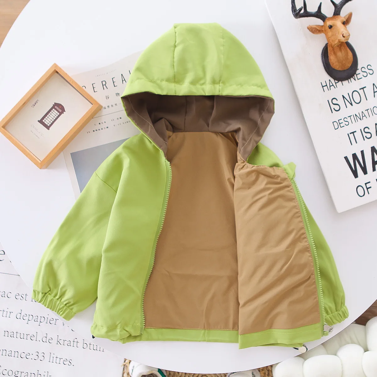 kids Boys three-dimensional bear Jacket hooded long sleeve cartoon solid children boys coat autumn toddler boys outerwears