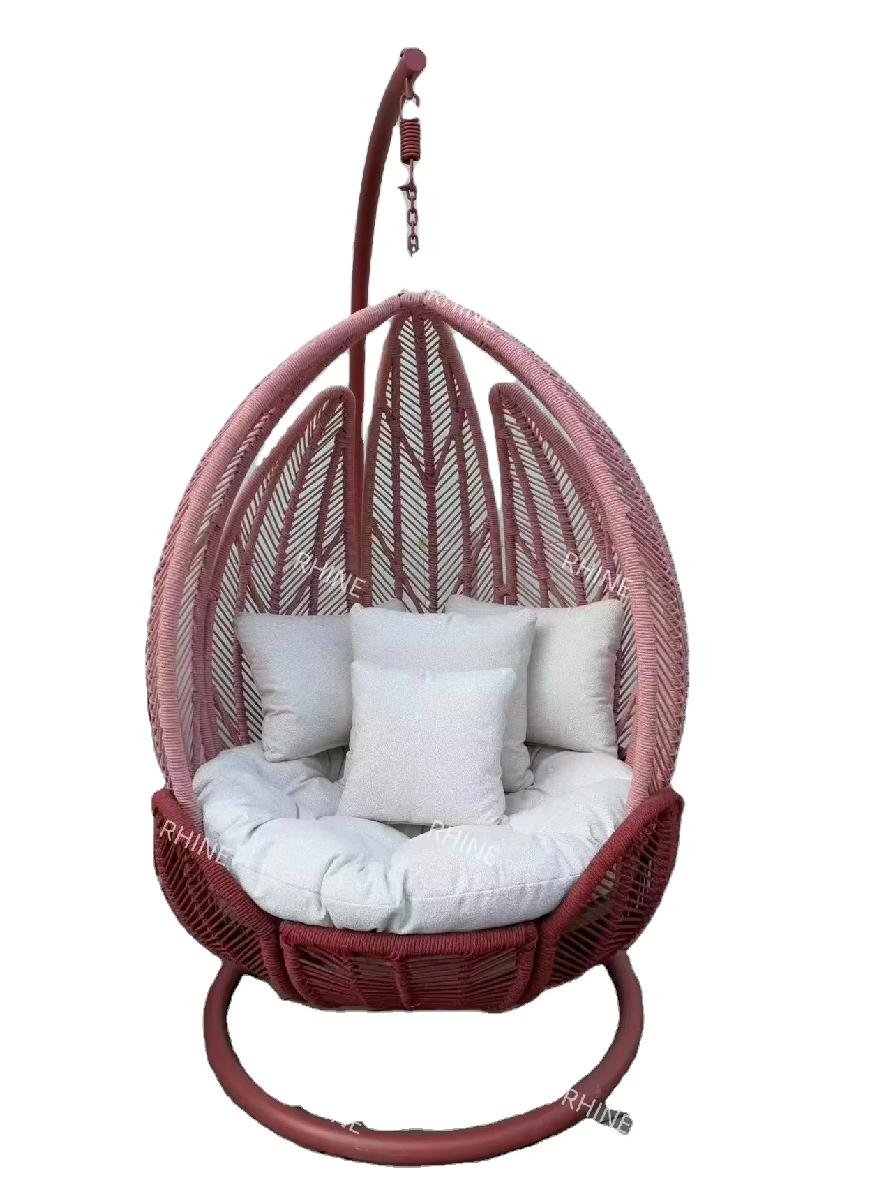Single Traditional Aluminum Swing For Outdoor Furniture Living Room Use