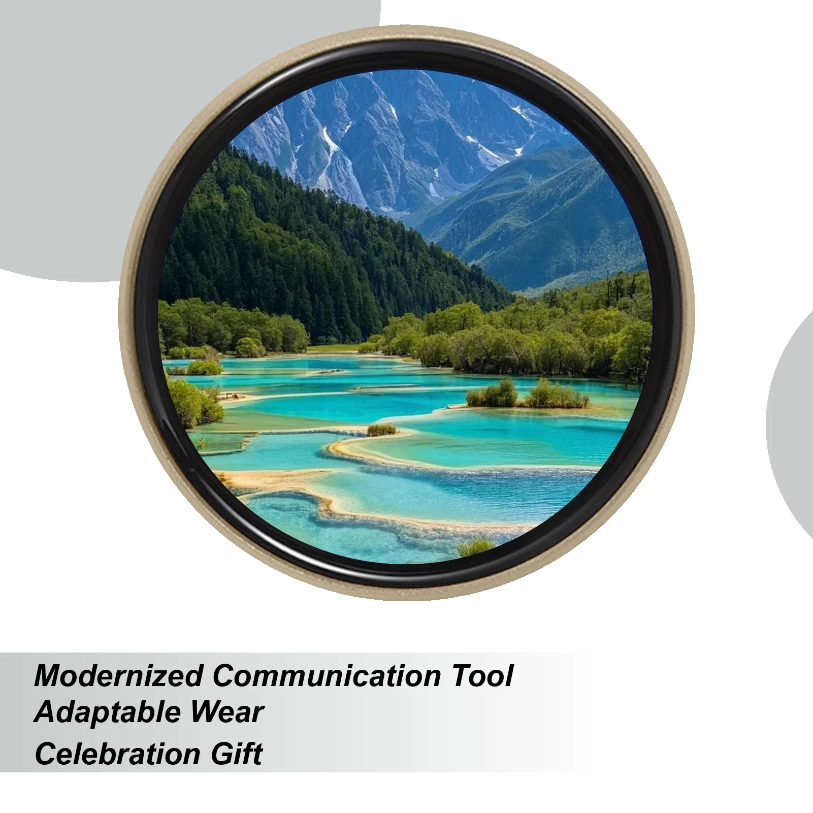 

Цифровой электронный дисплей-значок 2,4 дюйма с HD-сенсорным экраном, умный цифровой бейдж-украшение для любителей мультфильмов, фанатов, для офисного стола