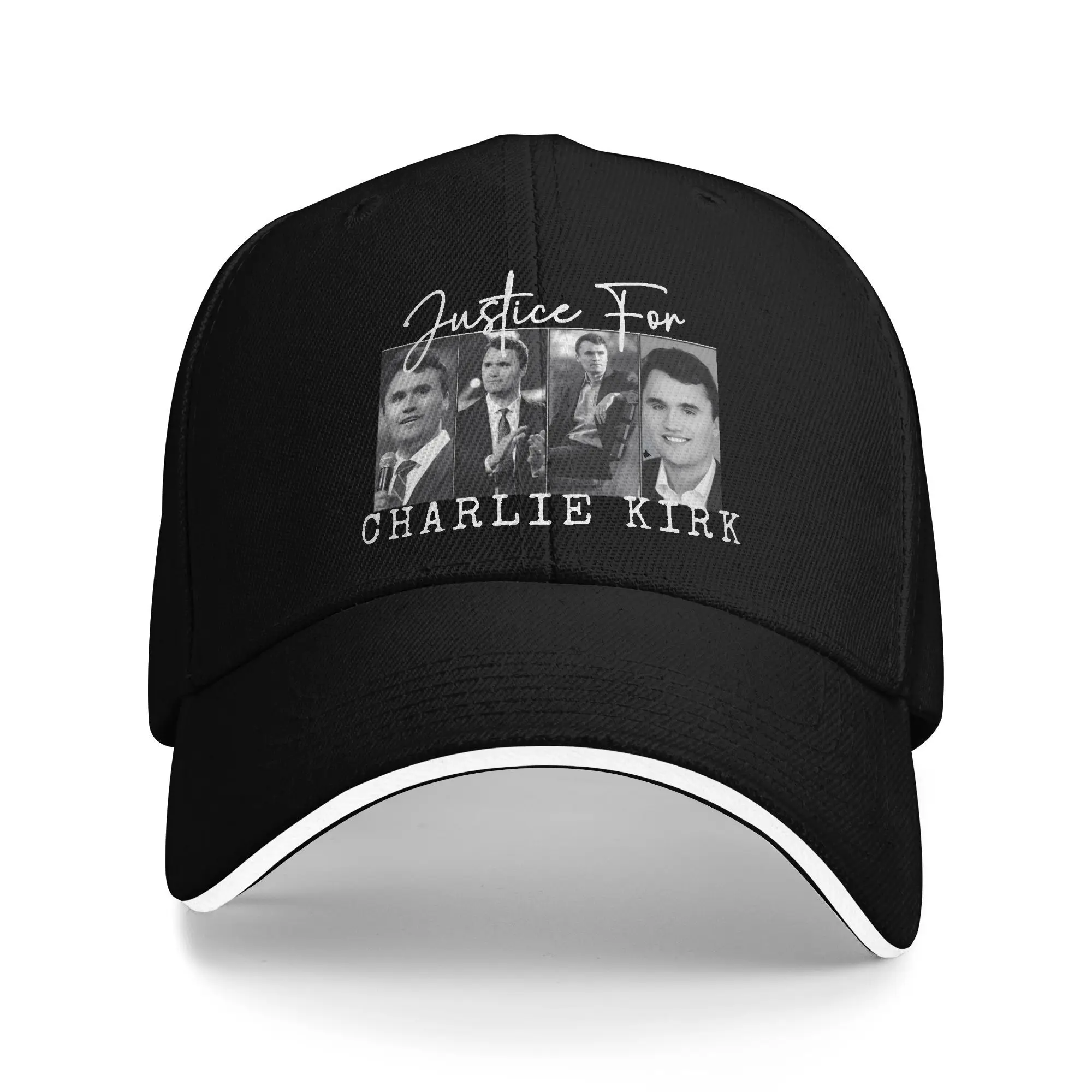 Pray For Charlie Kirk Baseball Caps Hip Hop  Sandwich Caps Men Women Adjustable Dad Hat Outdoor