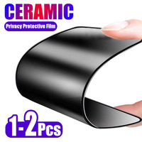 1-2pcs Ceramic Anti-spy Screen Protector For Xiaomi Mi 14 13t 13 12t 12 Ultra Pro Lite Redmi Note 13 12 11 10 Soft Privacy Film