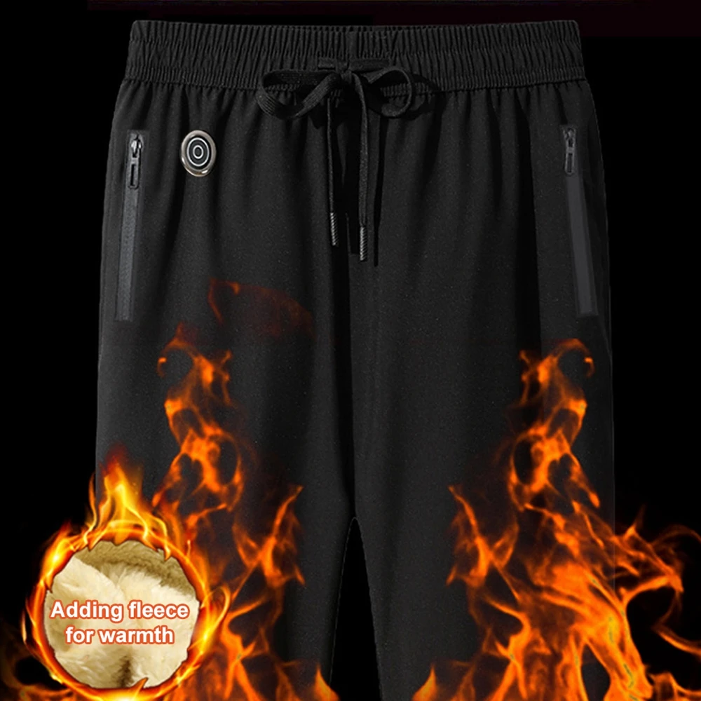 

Зимние брюки унисекс с электрическим подогревом, 10 зон нагрева, теплые брюки для занятий спортом на открытом воздухе, езды на мотоцикле