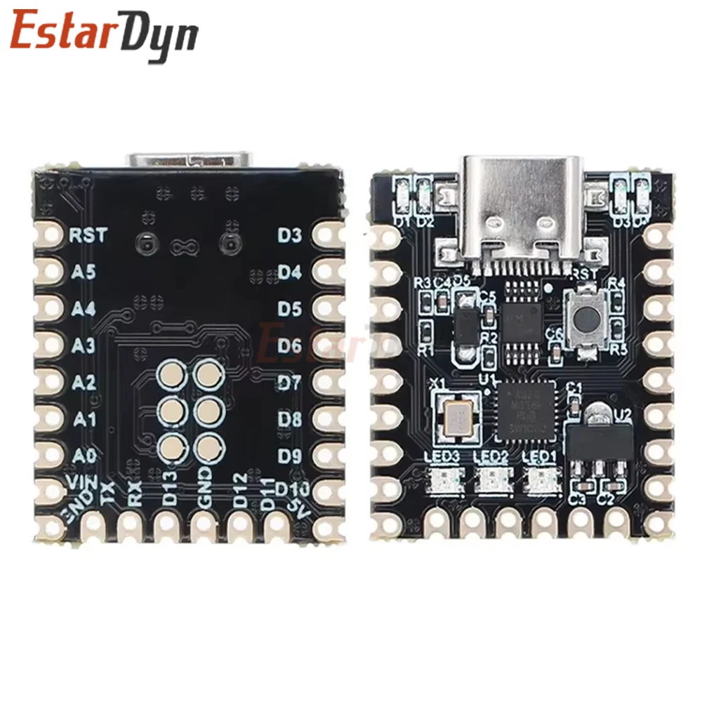 Estardyn Nano V3.0/SuperMini Type-C Development Board, Compatible ATmega328P CH340 for DIY IoT Electronics Projects