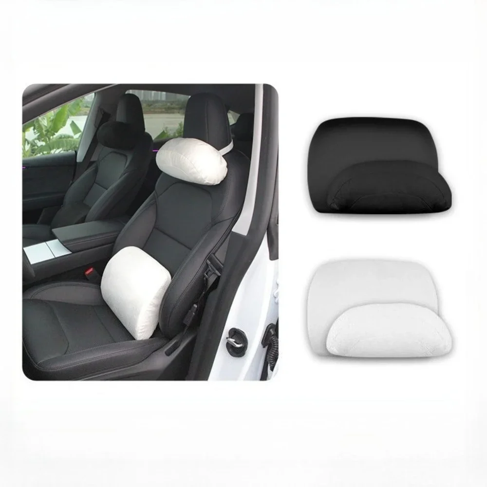 For Tesla Model Y Juniper/Model 3+ Lumbar Cushion Pillows Car AccessoriesCotton Neck Pillow Protection Lumbar Backrest Cushion
