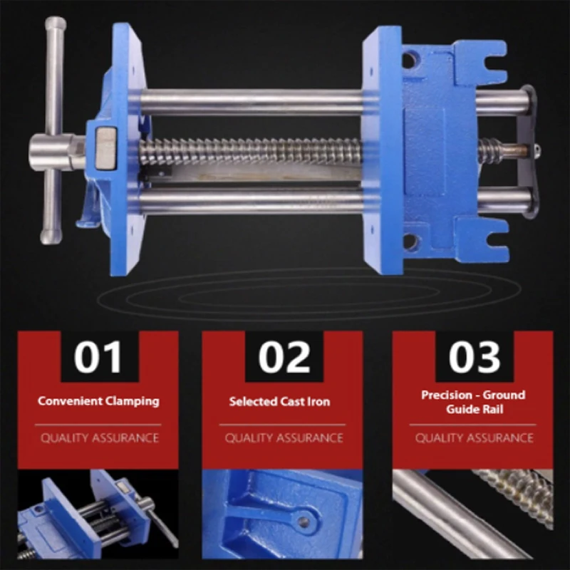 7/9inch Woodworking Vise Table Pliers, Quick Clamping Table Pliers Professional Workbench Fixtures Iron Table Clamping Vises