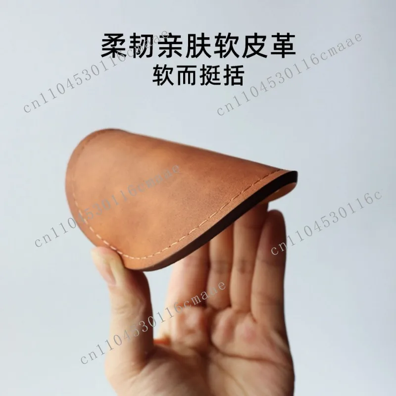 Double-sided retro cowhide pattern thickened coaster PVC leather round PU coffee insulation mat hotel teacup mat wholesale