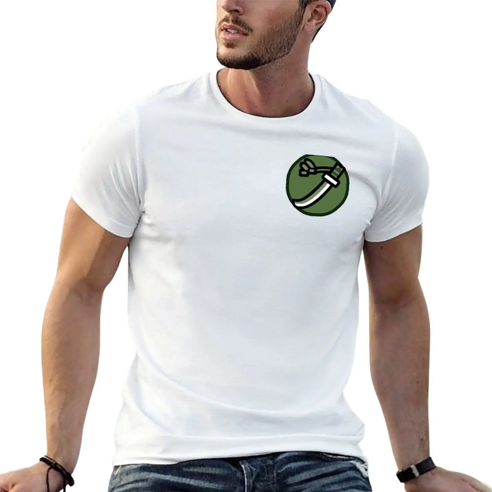 Long Sword T-Shirt man t shirt summer t shirts cotton 100% cotton t shirts man 100% T-shirt
