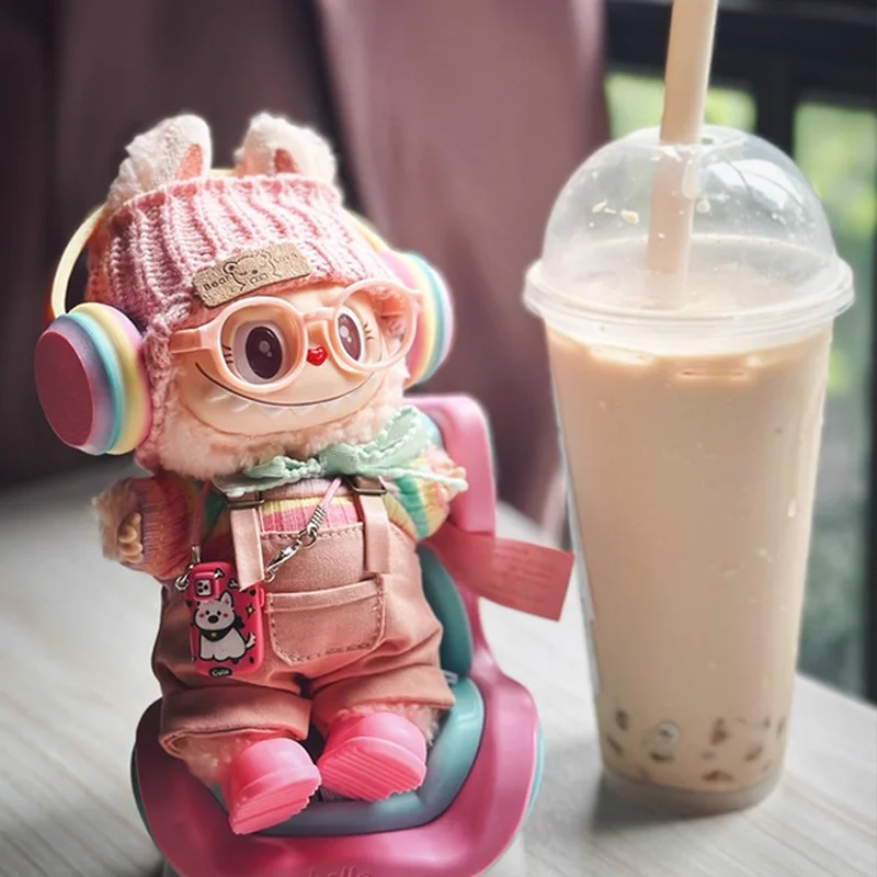 

Только для одежды для лабу. Одежда для первого, второго и третьего поколения. Одежда из эластичной ткани 17 см, комплект из розовых брюк на подтяжках.