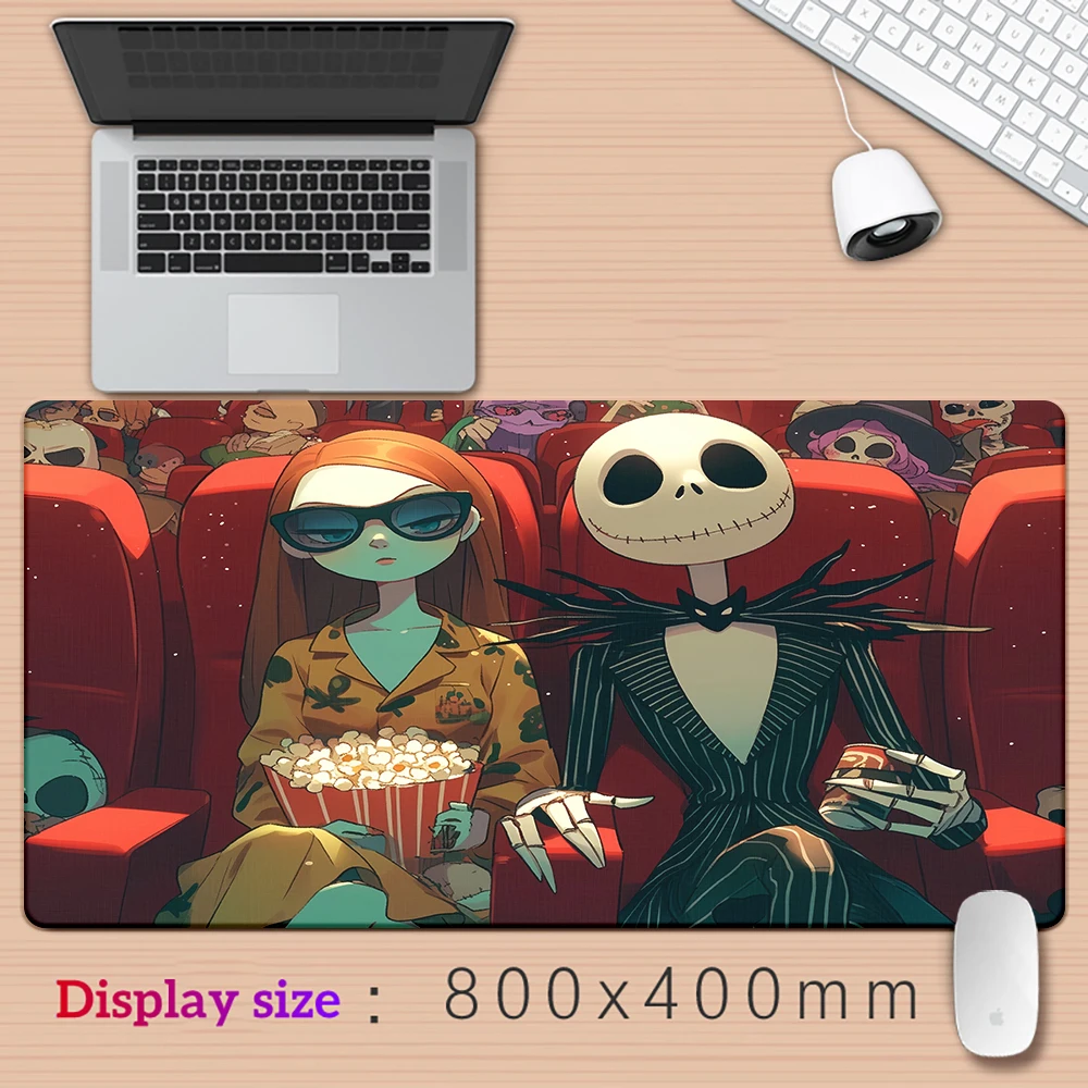 Large Mousepad XXL Nightmare Christmas Mouse Pad Keyboard Game Accessories Mouse Mats Office Computer PC Gamer Laptop Desk Mat