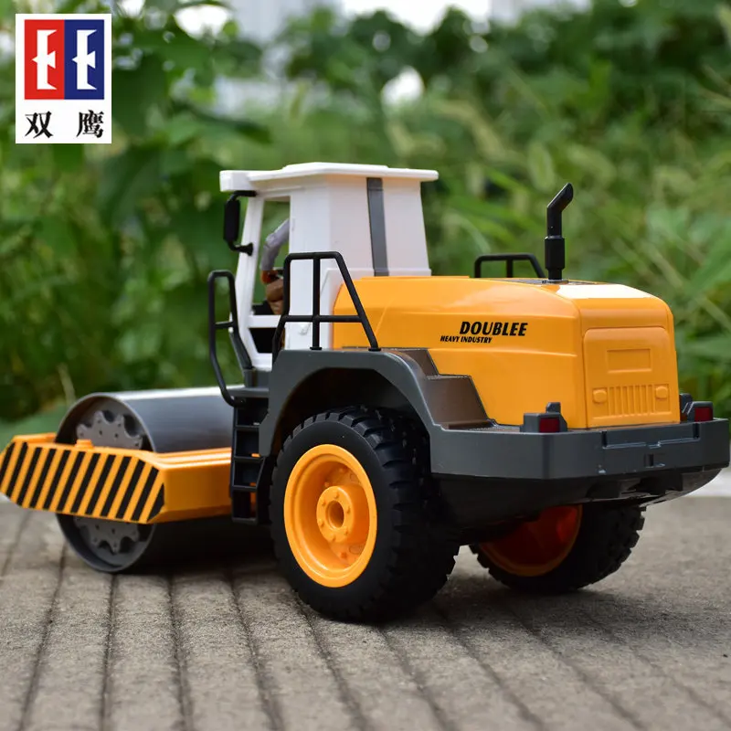 Double E Remote Control Road Roller 1 To 20 Scale Large Size Rechargeable Wireless Engineering Vehicle Toy Car Model Gift