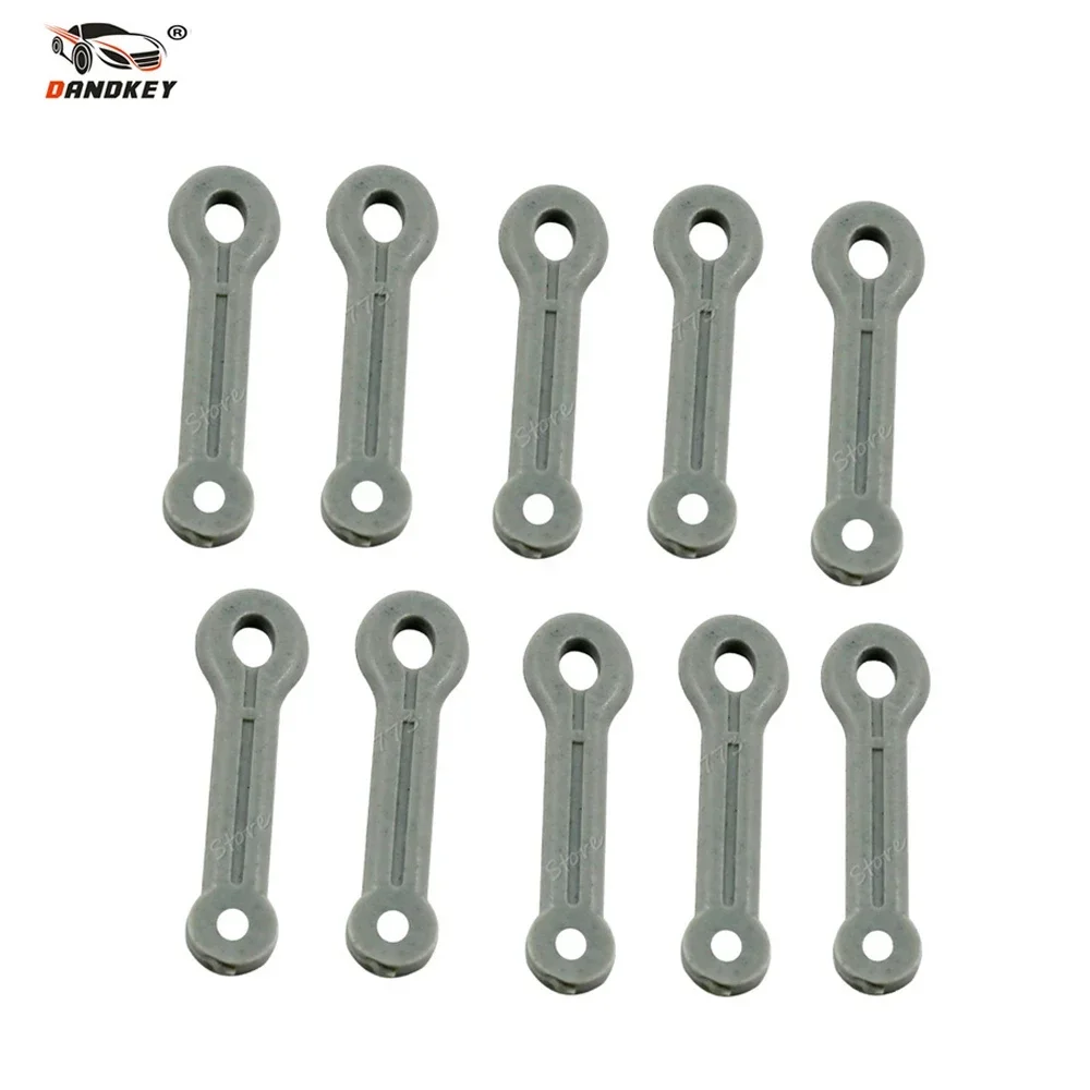 

DANDKEY 10x 2 кнопки автомобильный пульт дистанционного управления чехол кольцо резиновый ремешок петля для Cobra петля сигнализация брелок замена