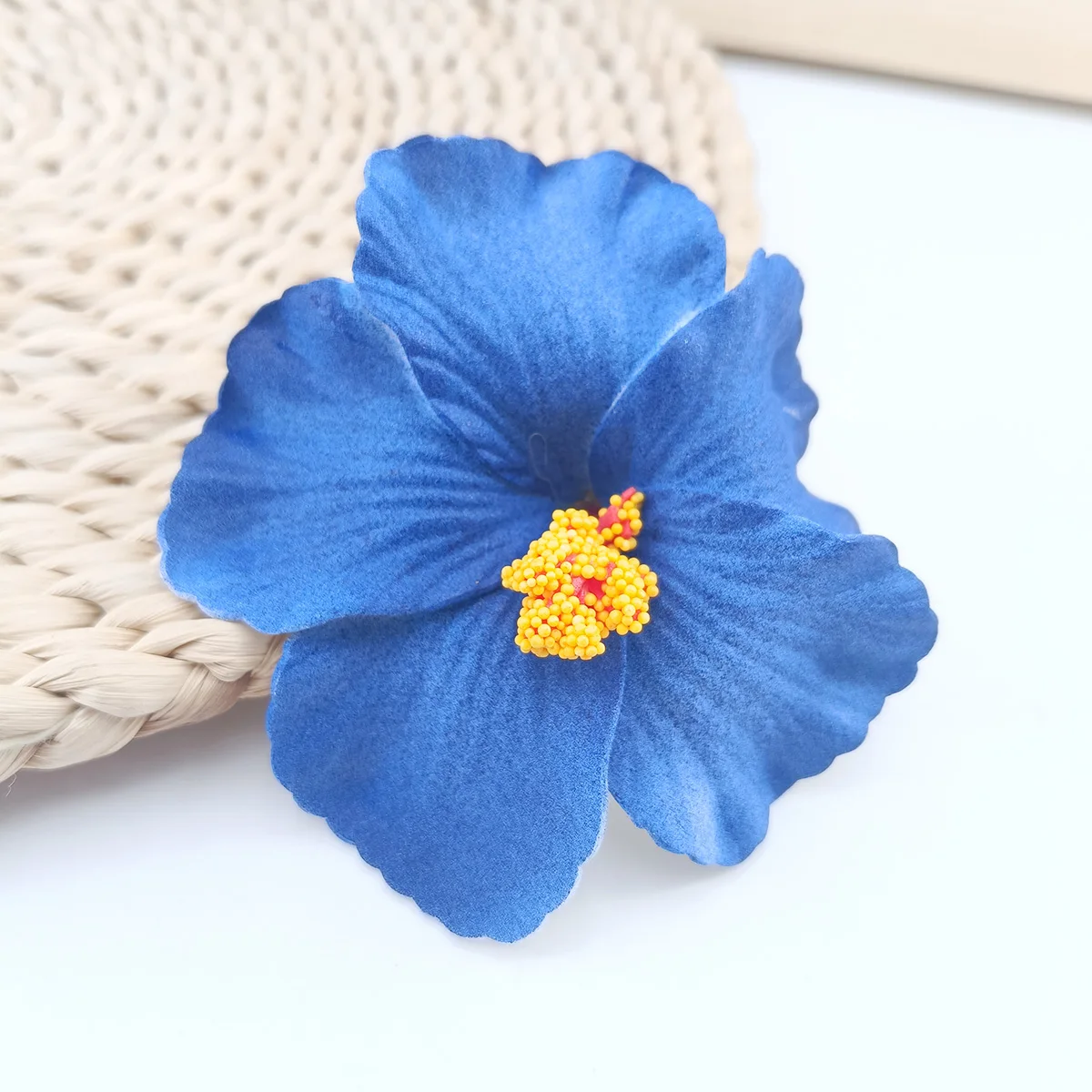 1/2/4/9 Stück Hawaiianische Blumen-Haarspangen für Frauen und Mädchen, romantische Bohemian-Blumen-Seitenpony-Clips, BB-Haarspangen, Haar-Accessoires – Detail 11