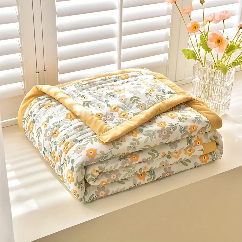 Cooling Duvet Suitable Hot Sleepers Air Cooling Bedspread Lightweight Summer Comforter Breathable Cover Adults Machine Washable
