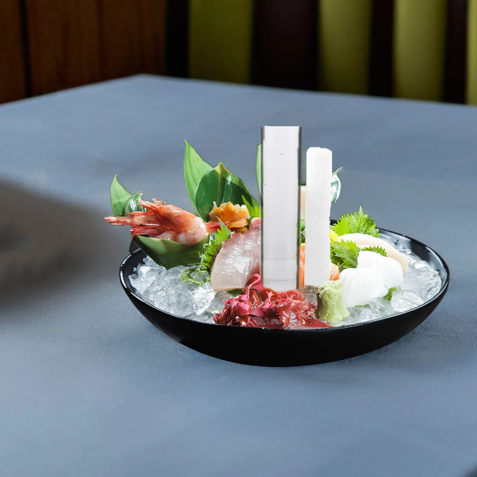 Japanese Sashimi Plates Icicle Mold Cylindrical Ice Cube Tray Sushi Serving Ice Making Cup Mold Japanese Kitchen Cooking Tools