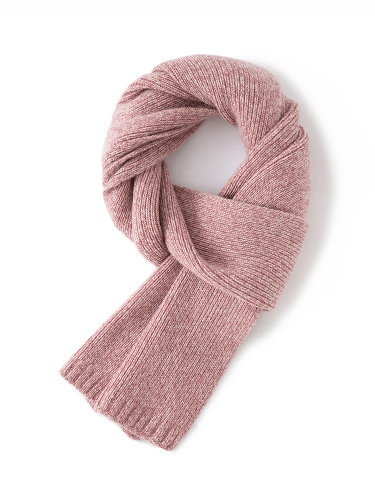 

TLOML новый женский шарф из 100% кашемира, базовый простой стильный шарф, осень-зима, мягкие теплые кашемировые вязаные удобные модные топы