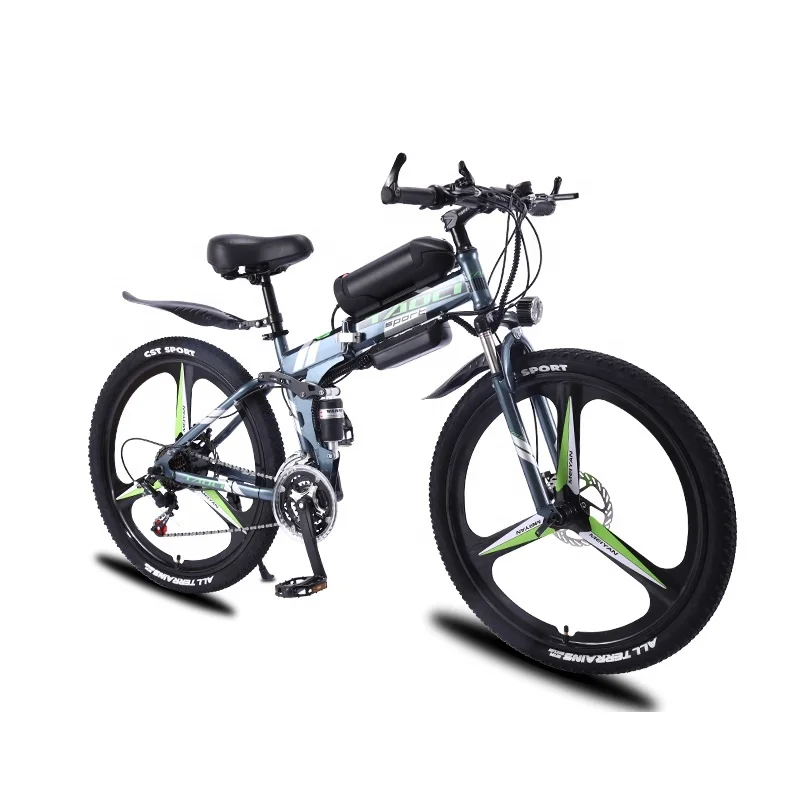 

Intelligent Library New Model For Sale 26 Inch Folding Electric Mountain Bike Foldable Ebike Full Suspension Fast Delivery