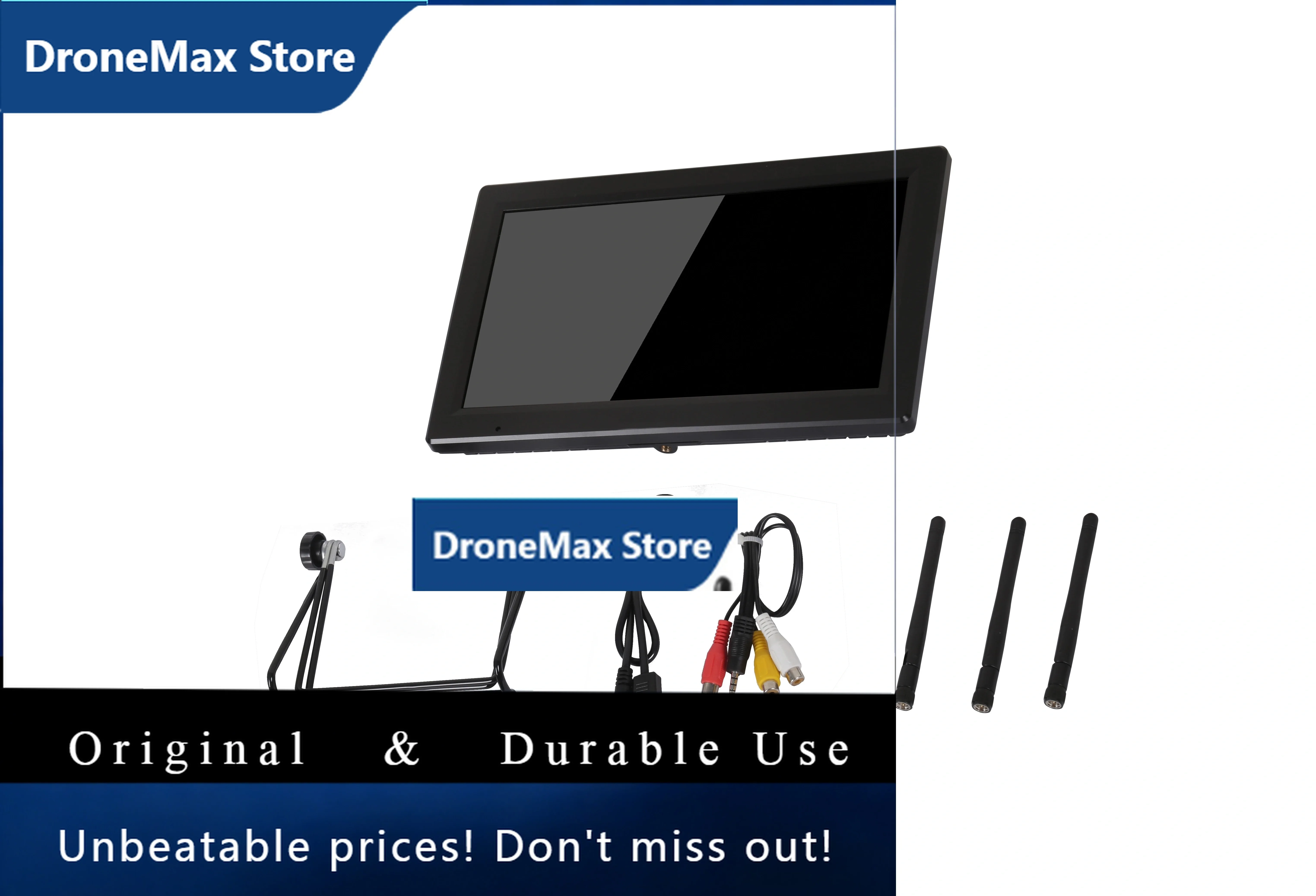 DroMaHawkeye Captain X 10.2 Inch 1.2G 3.3G 4.9G 5.8G 6G 240CH(8*3 DIY Channel) FPV Monitor With DVR Tracking Mode For RC Model