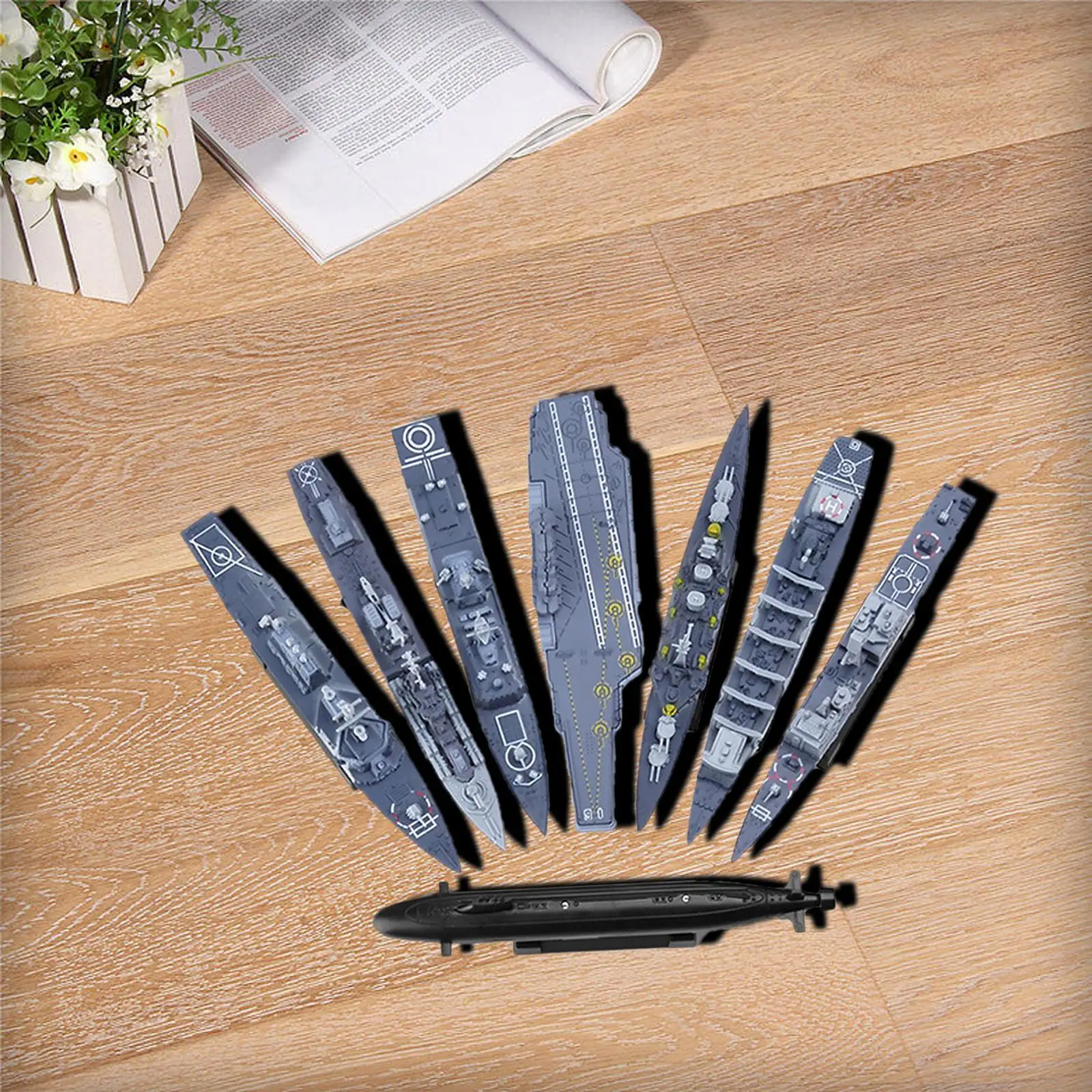 

4D-модель военного корабля из 8 частей, набор для сборки, имитационная игрушка для песочницы, подарок на день рождения для мальчиков, коллекционная модель