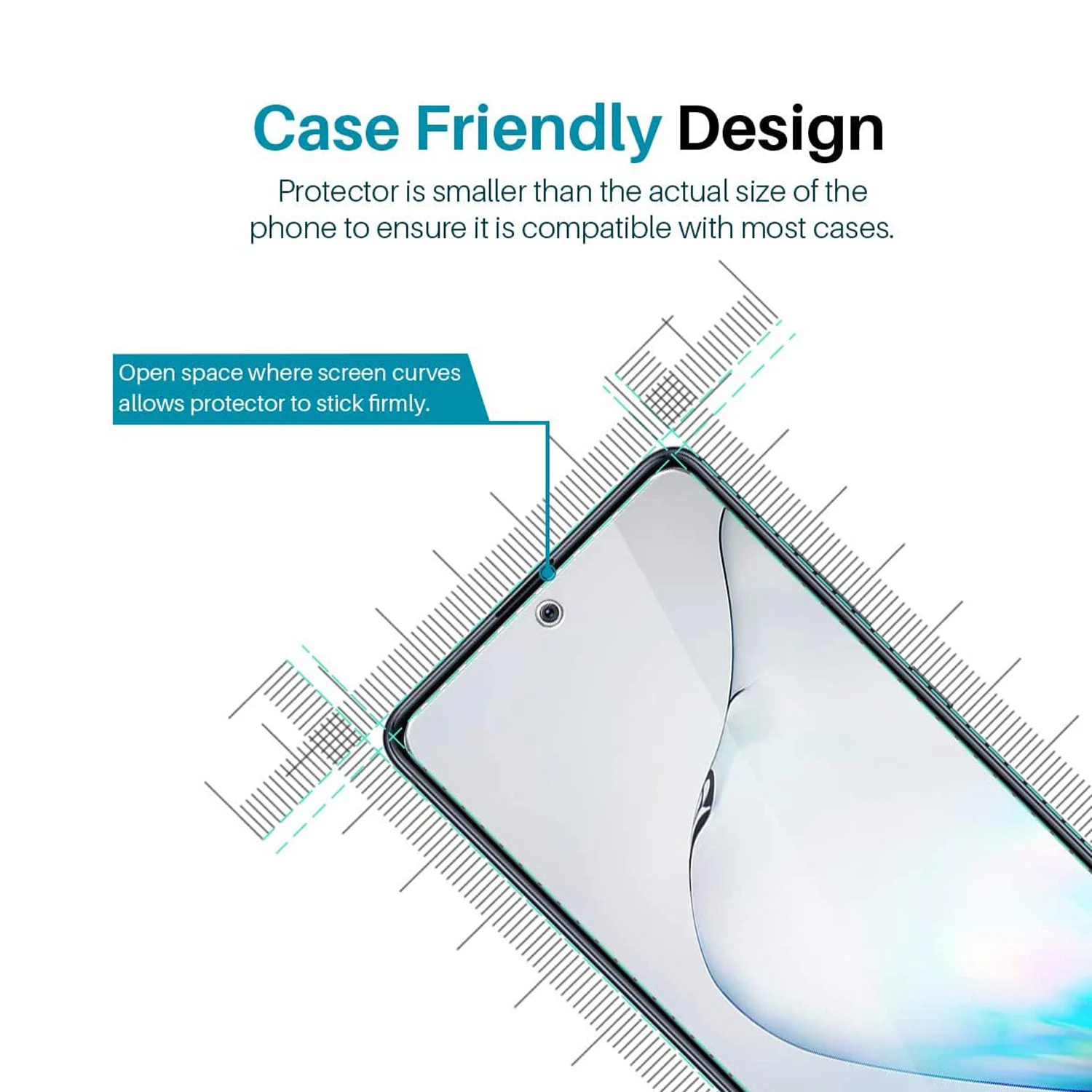 2/4Pcs Screen Protector Glass For Samsung Galaxy Note 10 Lite Tempered Glass Film