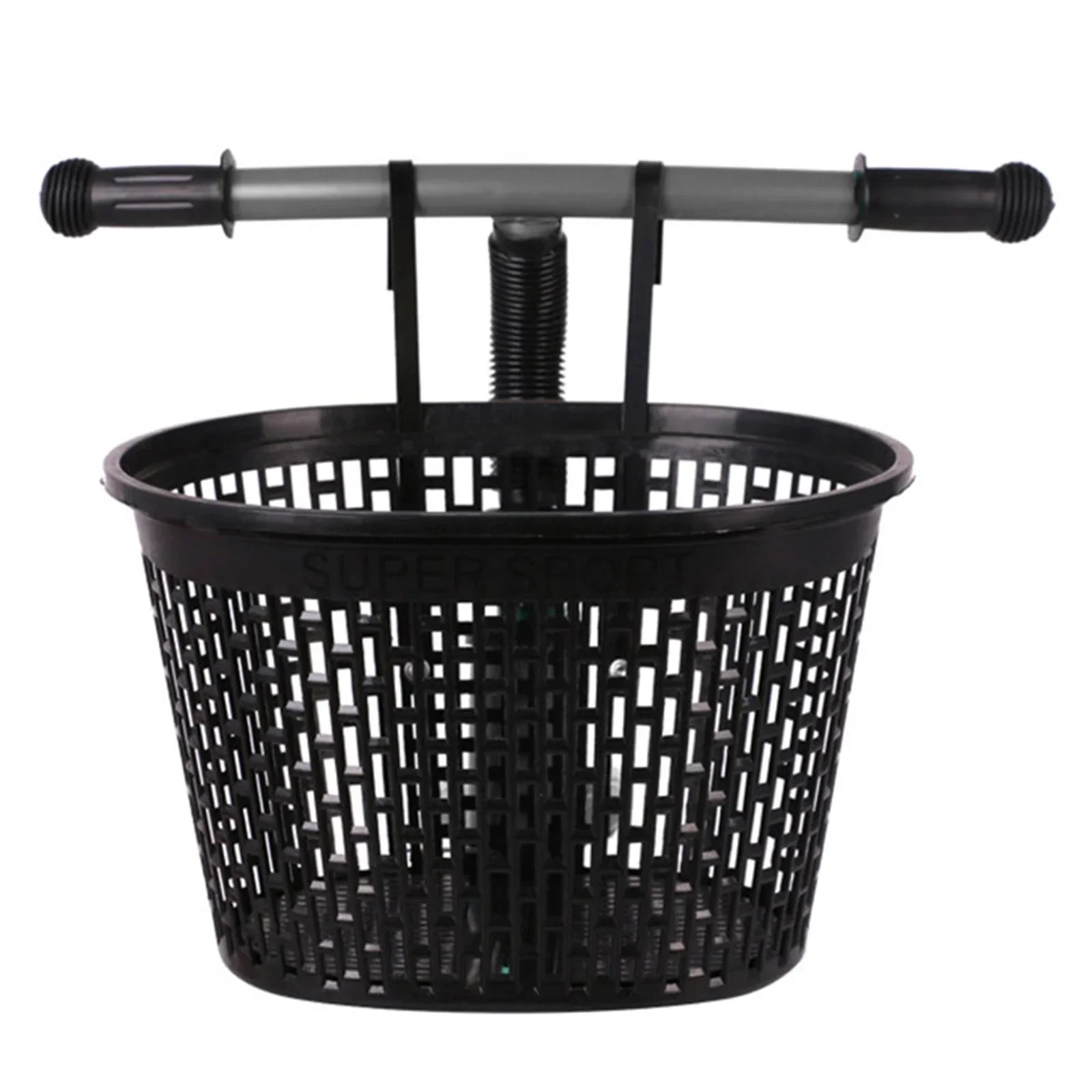 Bike Crate Bike Basket Crate Cycling Accessories With Handle Electric Bike Folding Bike Handlebar Basket Metal Material Basket