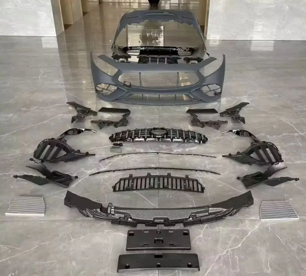 

XLstyling автомобильный обвес для подтяжки лица для MercedesBenz C257, обновление в стиле CLS GT63, комплект кузова переднего бампера