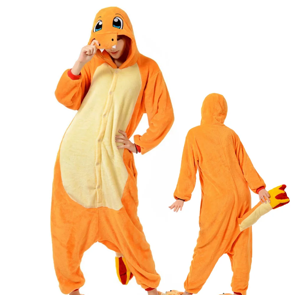 Pokemon คอสเพลย์ผู้ชายผู้หญิง Kigurumis อะนิเมะ Onesie ฮาโลวีน Carnival Party เครื่องแต่งกาย Gengar Pikachu ตลก Jumpsuit