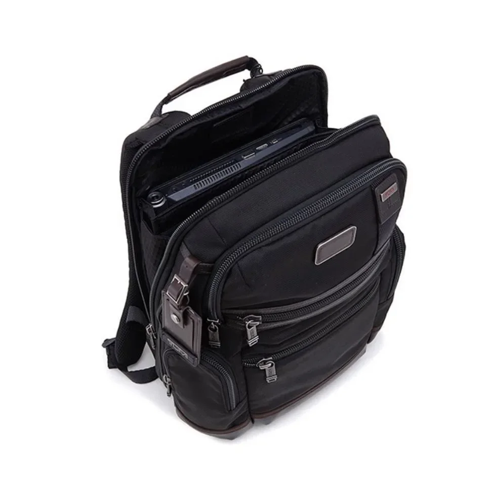 حقيبة ظهر كاجوال للرجال من النايلون الباليستي، حقيبة ظهر ذات سعة كبيرة، حقيبة كمبيوتر عصرية مقاومة للاهتراء ومقاومة للماء 222681