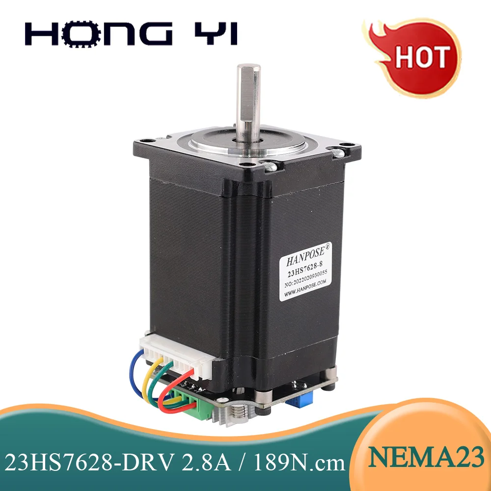 23HS7628-DRV 2.8A NEMA23 Step Motor Drive Controller Plate Angle Direction Speed Adjustable Ntegrated 3D Printer