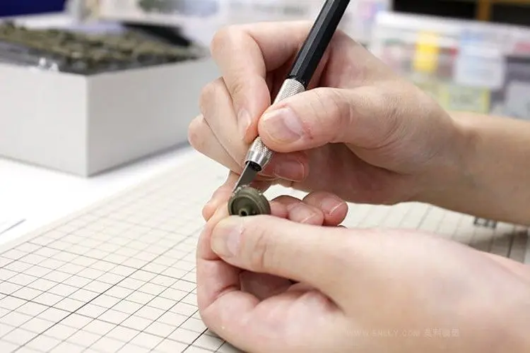 타미야 모델 도구 연필 칼 조각용 칼 넓은 입구 74040/69941/69943