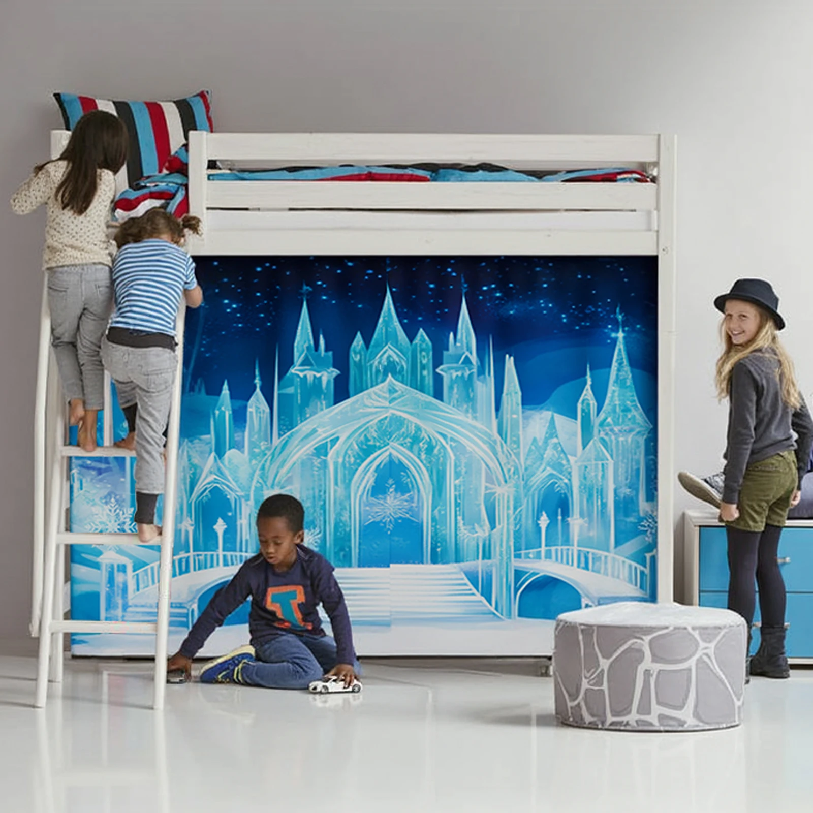 2pcs Bunk Bed Curtains Loft Be - Blackout Curtain Nursery 评论和价格