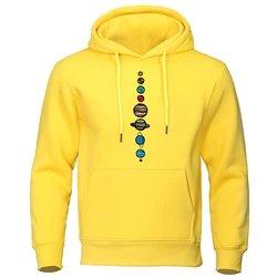 Autumn Warm New Hoodies Universe Solar System Sweatshirt Men Planets Colour Fshion Mens Hoodie Nine Planets Harajuku Streetwear