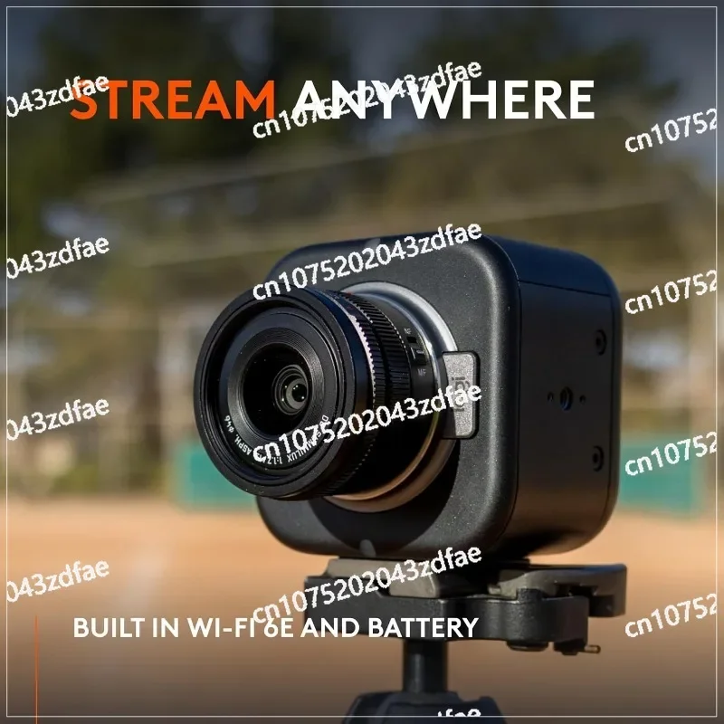 Cámara de transmisión en vivo inalámbrica Mevo Core, cámara de vídeo 4K con lente intercambiable, lista para múltiplescam, control intuitivo por aplicación