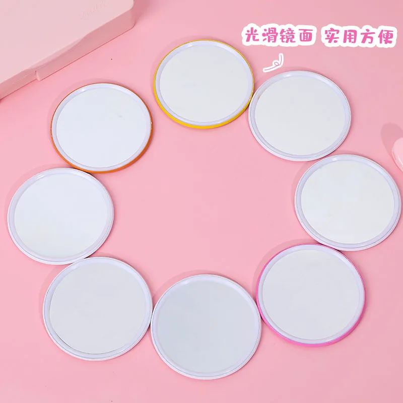 Single-sided Portable Makeup Mirror Cartoon Cute Portable Small Mirror Girl Gift