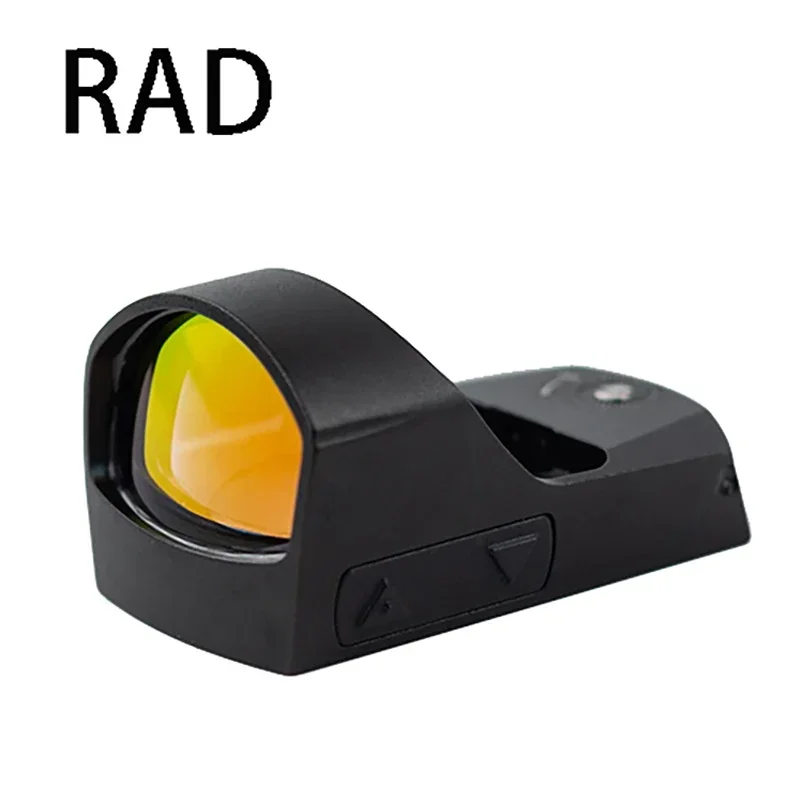 Tactical Compact Open Reflex Pistol Sight with Low Profile LED 3.25 MOA Red Dot and Adjustable Brightness for Handguns