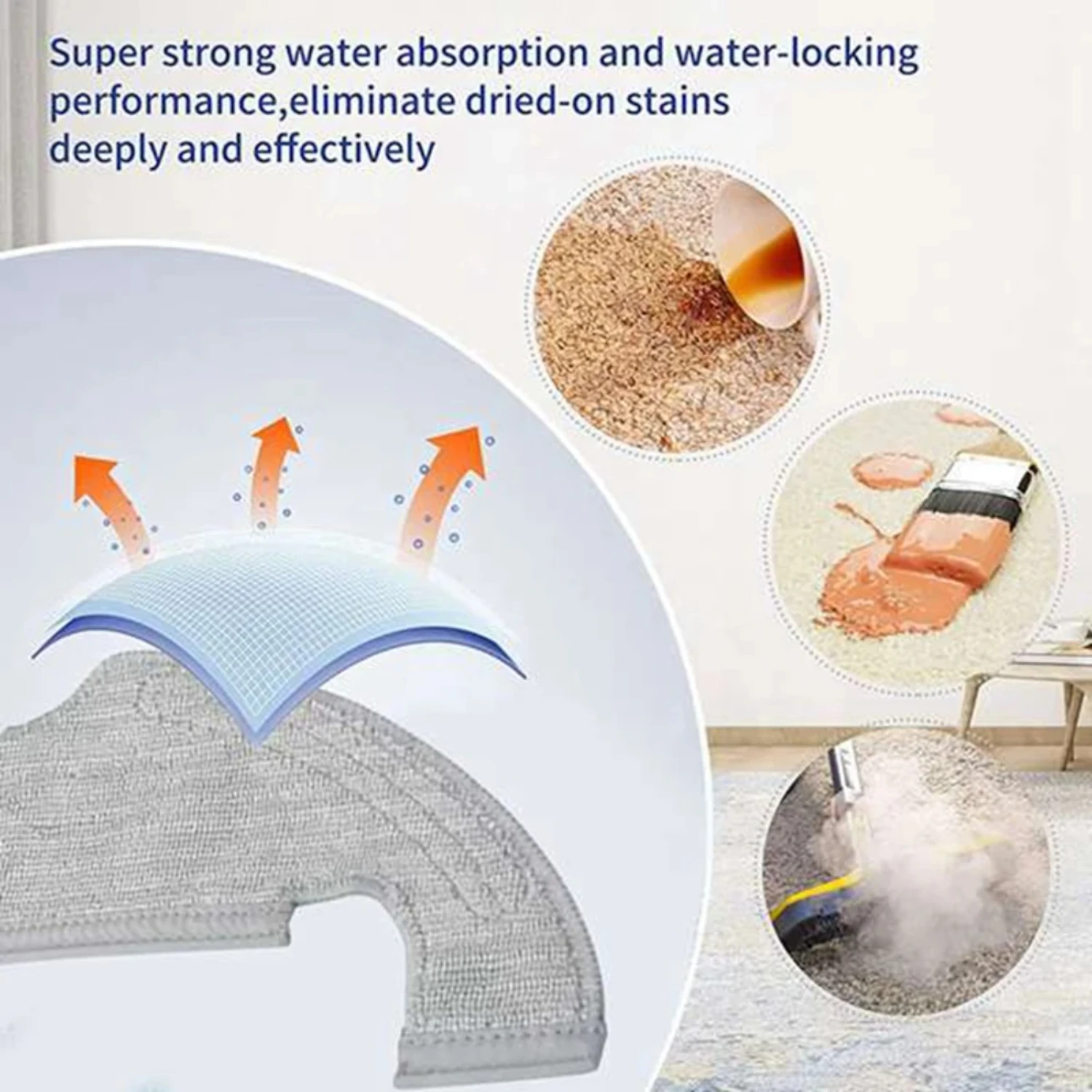 11Pcs  Dreame Bot D10 Plus RLS3D/Z10 Pro/L10 Plus Robot Vacuum Accessories Main Side Brush Filter Mop Dust Bag