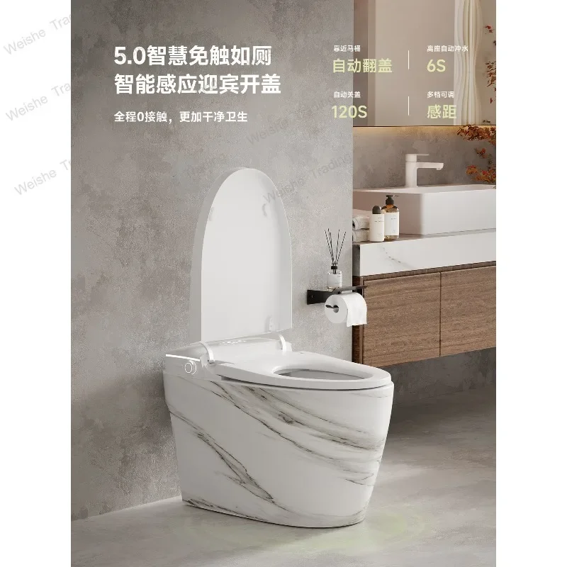 smart toilet siphon smart toilet Retro ceramic imitation marble automatic