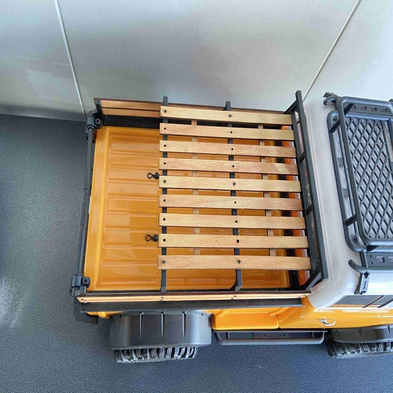 RC Decorative Full Set 1/8 Scale for CROSSRC EMO JT4 customizable size Crawler Off Road Wood Rack Roof Rack Modification Part