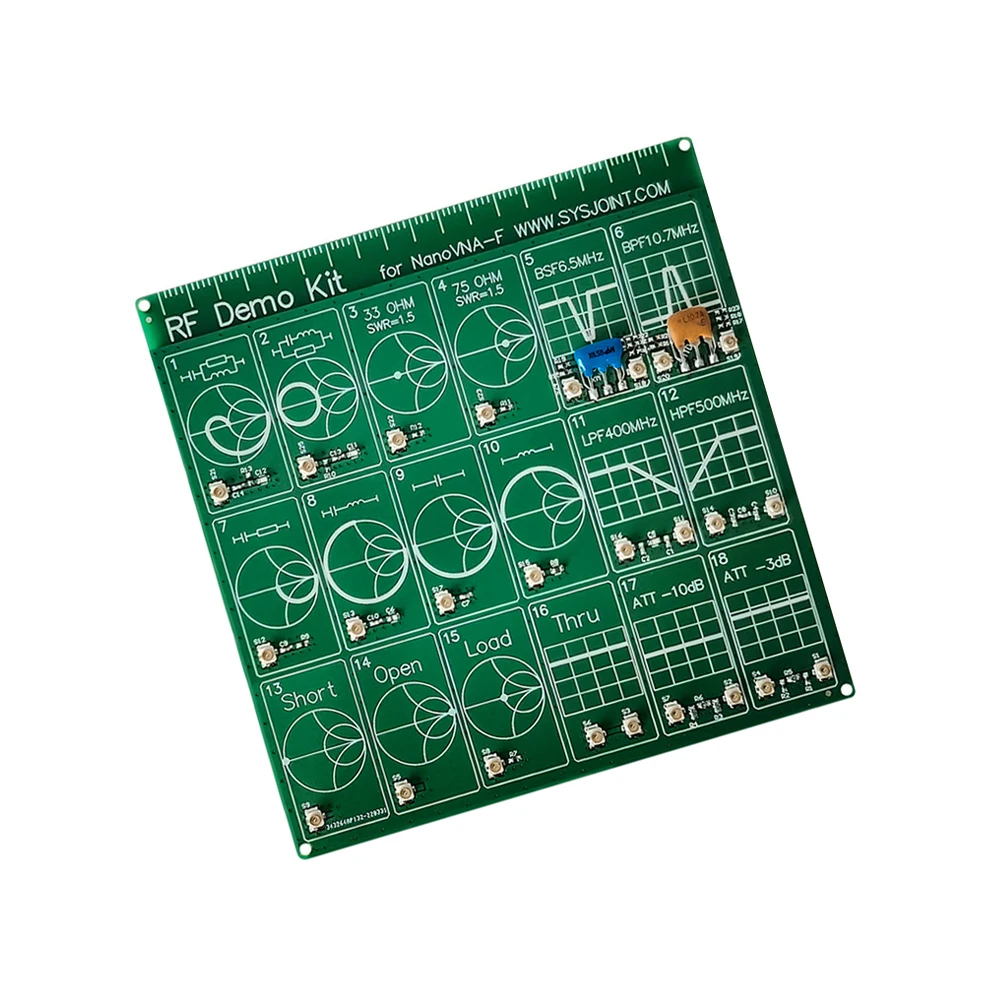 Imagem -02 - Módulo de Teste Nanovna rf Módulo Funcional Vector Network Analyzers Instrumentos Elétricos Filtro Atenuador rf Demo Kit 18