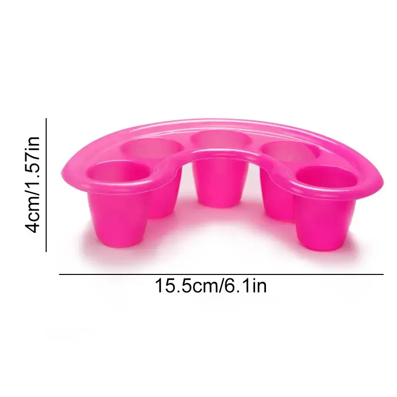 1/2pcs Nail Polish Remover Tray Set Non-Toxic Nail Art Dip Bowl, Unscented Manicure Hand Wash Remover Tools for DIY Nail Bath