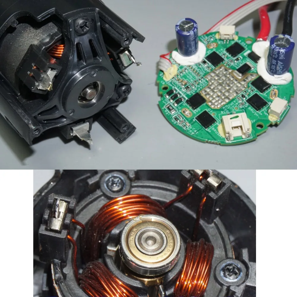 High Power 3-phase Brushless Fan 120000 RPM Super High Speed Brushless Motor Vacuum Fan 50.2mm Diameter 25.2V 350W