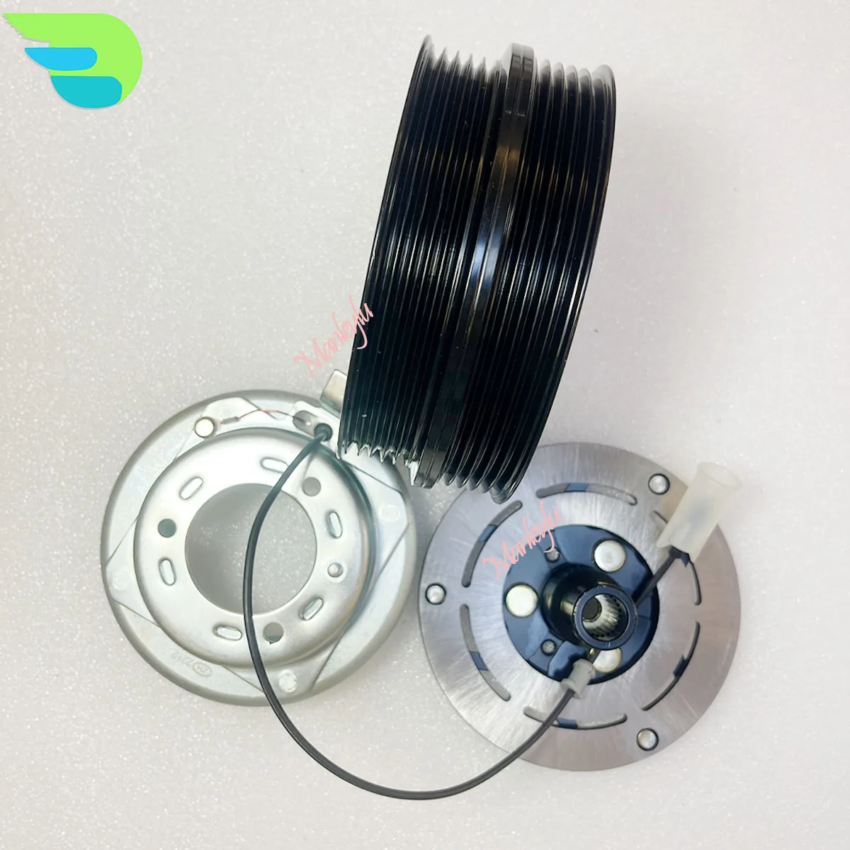 AC A/C Air Conditioning Compressor Clutch Pulley for Volvo V50 MW C30 S40 C70 II MS 2.4 2.5 T5 5060120474 30733821 30676311